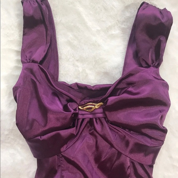 💜*SOLD*Last one!🔥Roberto Cavalli Cocktail Dress - Picture 5 of 16